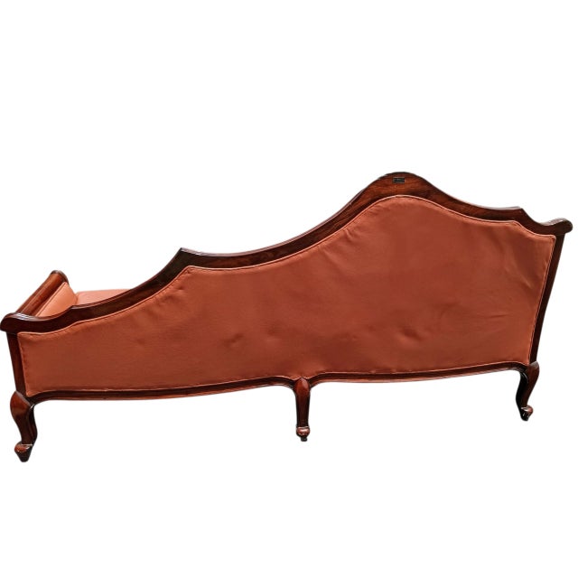 Experience Royal Comfort With This Imported Premium Leather Chaise Lounge Sofa by Hayat Furniture For Sale In Raleigh - Image 6 of 12