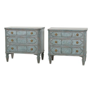 Carved Chests of Drawers, Set of 2 For Sale
