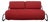Freistil 164 Two-Seater Sofa in Red Fabric from Rolf Benz For Sale