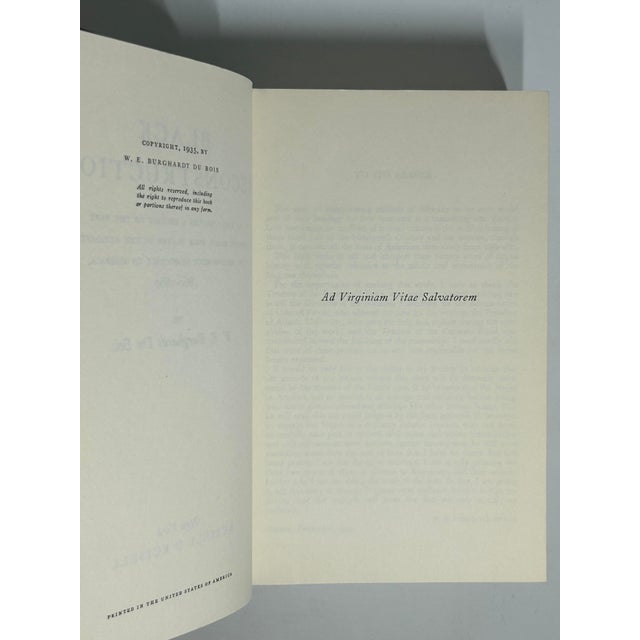 1960s 8vo Book, w.e.Burghardt Du Bois Black Reconstruction - 2 Pieces For Sale In San Francisco - Image 6 of 16