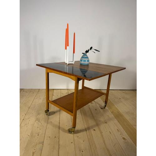 Wood Vintage Trolley in Wood, 1960s For Sale - Image 7 of 10