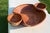 Brown Signed Studio Pottery Chip & Dip Serving Platter For Sale - Image 8 of 11