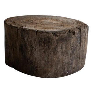 Japanese Antique Wooden Work Board / Wabi Sabi / Display Stand / Side Table For Sale