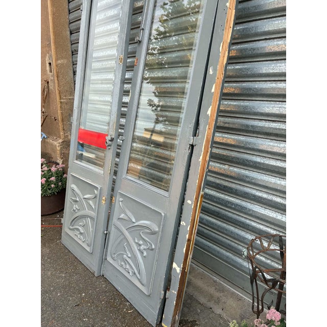 Shop Entrance Door, 1950s For Sale - Image 6 of 7