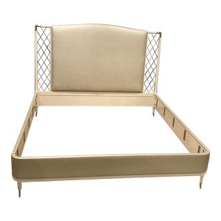 Caracole Modern Champagne Silver Star of the Night King Bed Frame For Sale