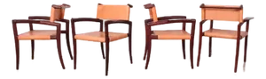 Mid 20th Century Set of Four Klismos Chairs Attributed to Charles Allen