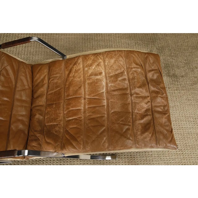 Brown Original Fk-87 Grasshopper Chaise by Fabricius & Kastholm for Alfred Kill, 1960s For Sale - Image 8 of 18