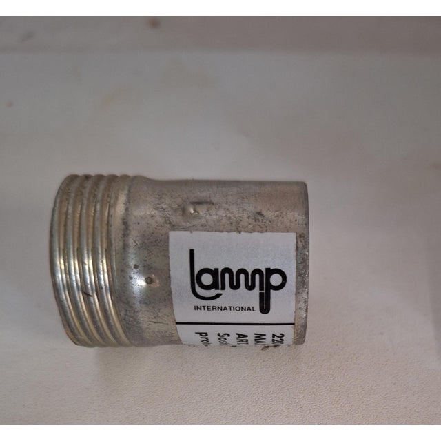 Vintage Italian Ceiling Lamp with Curved Metal Frame and Frosted Glass Shade from Lamp International, 1980s For Sale - Image 14 of 15