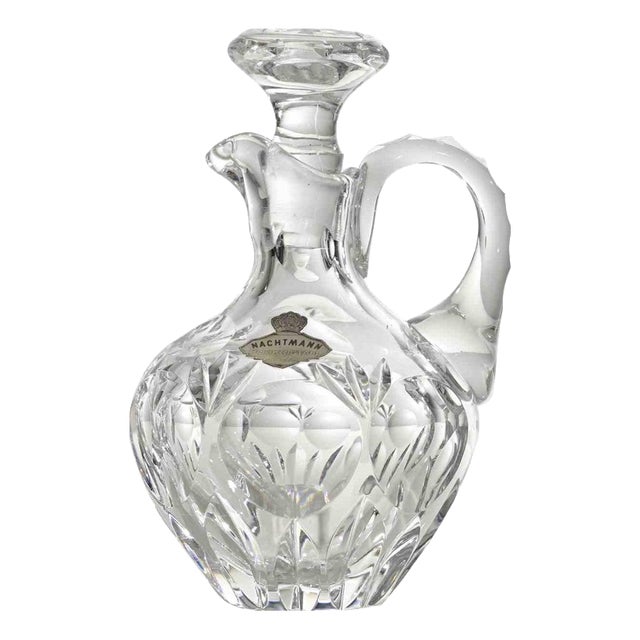 Vintage Crystal Jug by Nachtmann, Italy, Mid-20th Century For Sale