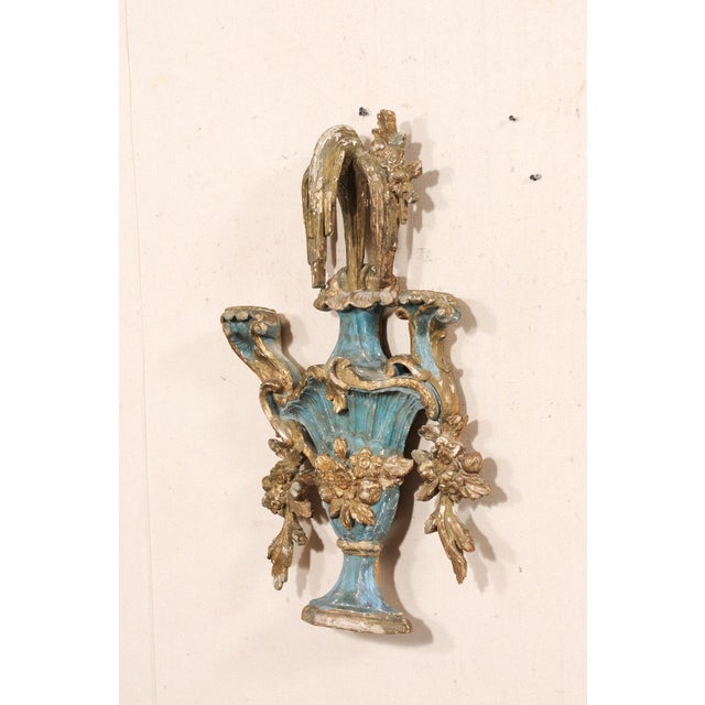 18th C. Italian Wall Mounted Urn Fragment For Sale - Image 4 of 9
