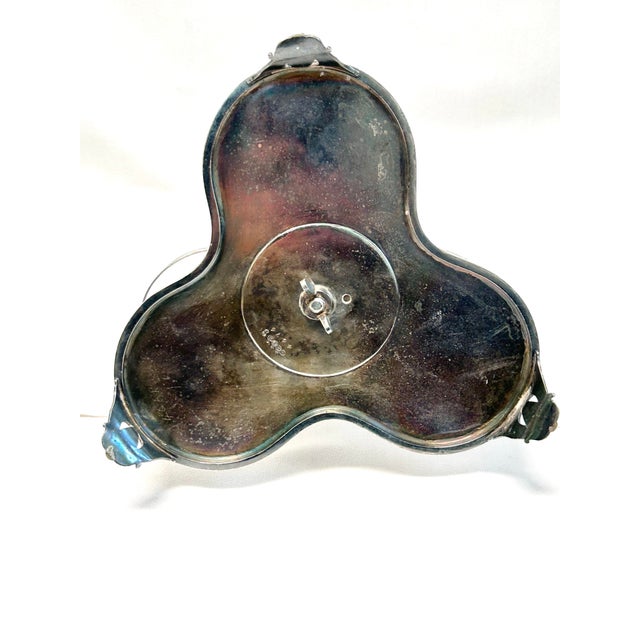 Vintage Silverplate Bar Decanter Cruet Stand For Sale In Louisville - Image 6 of 7