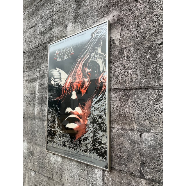 Vintage 1980s "The Infernal Machine" PLay Original Promotional Poster Authographed by Maggie Smith. For Sale In Miami - Image 6 of 15
