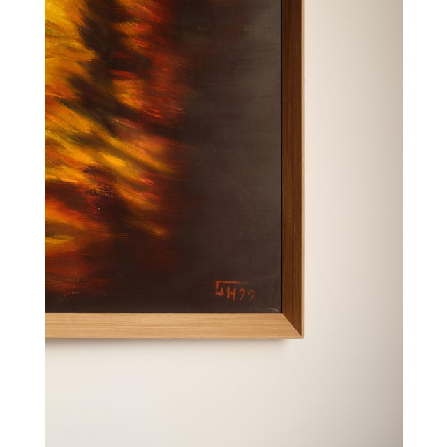 A powerful late work by Austrian painter Georg Herzig, distinguished by his exploration of intense chromatic fields and...