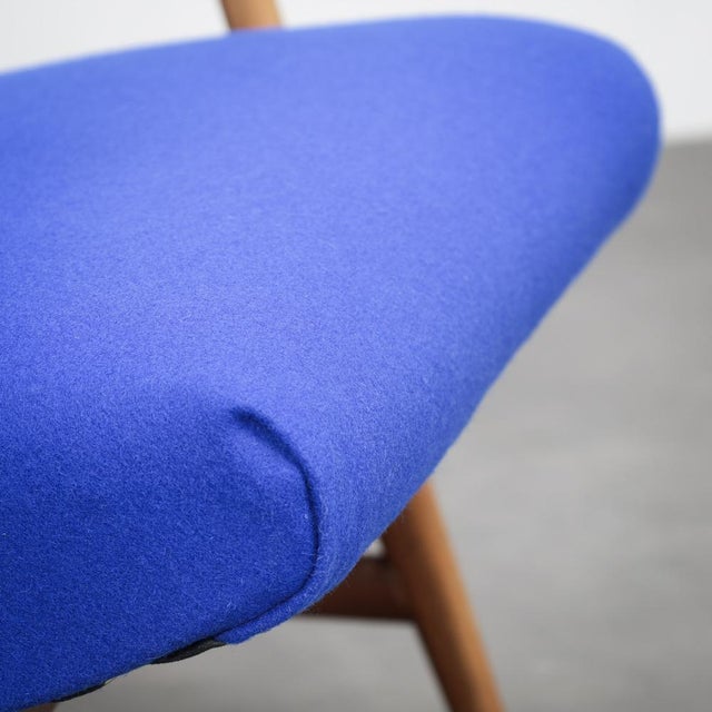 Blue Mid-Century Modern Lounge Chair, Denmark, 1960s For Sale - Image 8 of 10