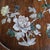 Brown Late 20th Century Wooden Table Screen With Mother-of-Pearl Bird and Floral Inlay For Sale - Image 8 of 10