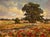Vintage Impressionist English River Landscape Painting with Flowers & Figures 1985 For Sale - Image 13 of 16