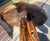 Late 20th Century Small Rustic Root Base Oval Side Table Cabin Cottage For Sale - Image 6 of 12