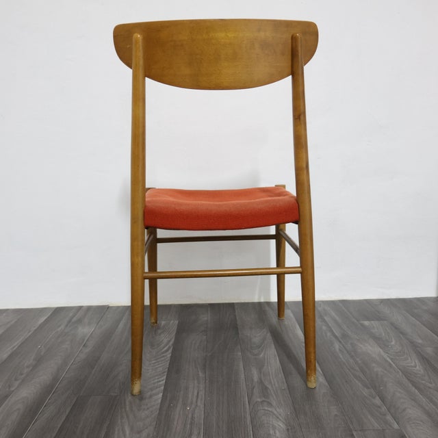 Wood Scandinavian Dining Chairs, 1960s, Set of 4 For Sale - Image 7 of 9