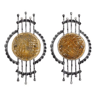 Mid-Century Murano Wall Sconce attributed to Tom Ahlström and Hans Ehrlich, 1960s For Sale