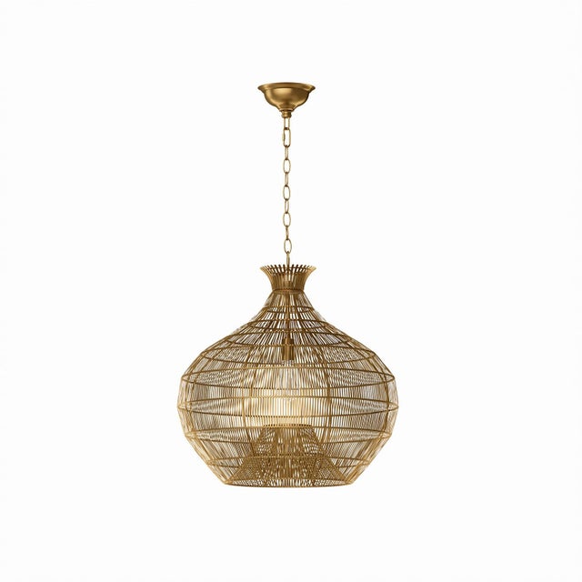 Cupola Metal Pendant, Brass For Sale In Detroit - Image 6 of 6