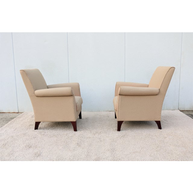 Modern Contemporary Edgar Reuter for Coalesse Khaki Pasio Lounge Chairs - a Pair For Sale In New York - Image 6 of 13