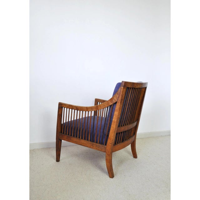 19th Century Danish Walnut Bergère Chair For Sale - Image 4 of 18