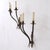 Pair of original 1950s wall lights with three metal arms. Dimensions: Width 30 cm. Depth 20 cm. Height 45 cm. Height of...
