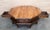 1900 - 1909 Spanish Fir and Walnut Octagonal Table Special Design Restored Wax Polished For Sale - Image 5 of 6