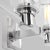 Chapman & Myers by Visual Comfort Studio Alessa 4-Light Bath Vanity Sconce in Polished Nickel For Sale In Greenville, SC - Image 6 of 9