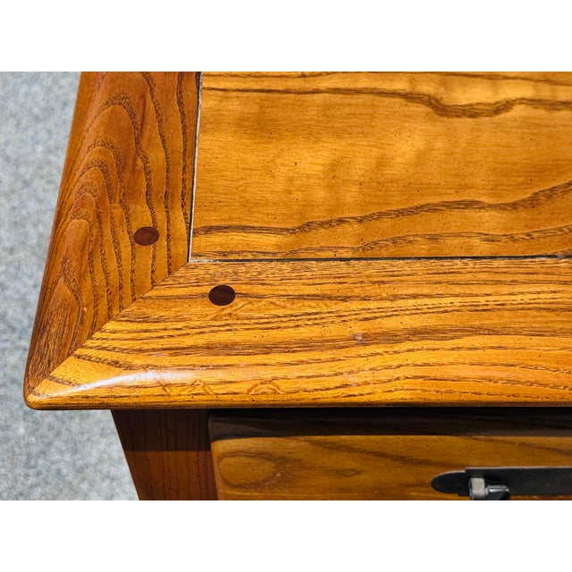 Vintage 1970s Link Taylor “Countryside” Oak 6-Drawer Tall Dresser For Sale - Image 9 of 11