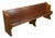 Reclaimed 7.5 Ft. Oak Church Pew Bench For Sale