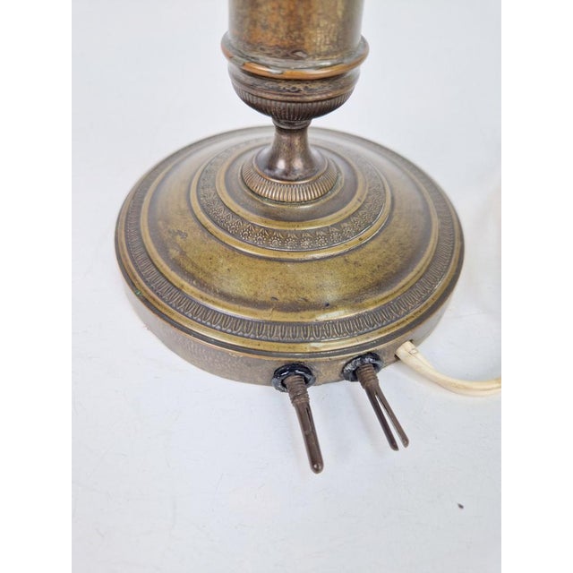 Vintage Empire Bronze Table Lamp, France, 1890s For Sale - Image 9 of 10
