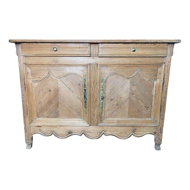 19th Century Lorrain Low Buffet in Fir For Sale