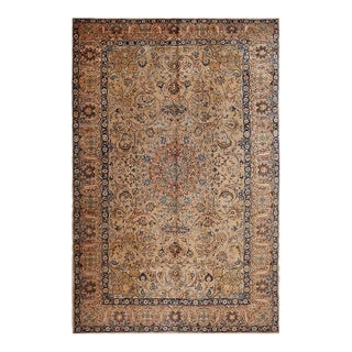 1940s Old Persian Tabriz Area Rug 8'6 X 13'1 For Sale