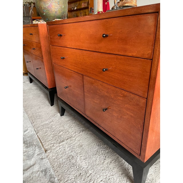 Pair Mid Century American of Martinsville Dressers/Chests For Sale - Image 12 of 12
