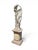 Greek Revival Marble Sculpture of a Female Figure with the Bust of Dionysus, Italy, Second Half of the 20th Century