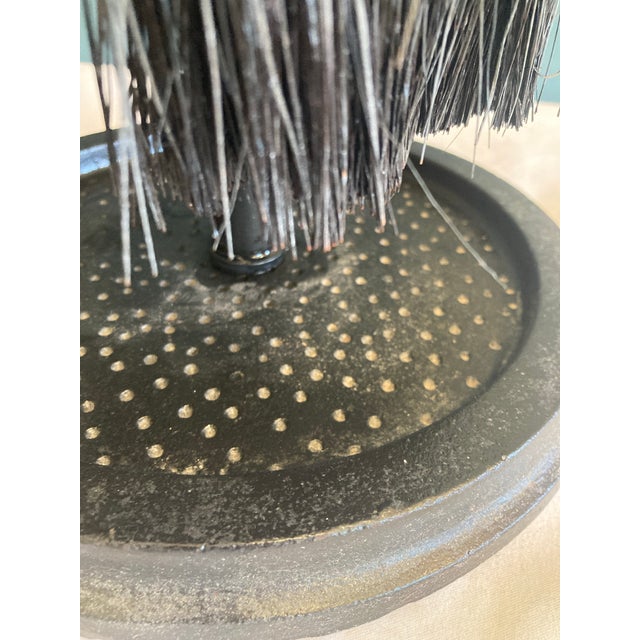 Vintage Brass & Cast Iron 5-Piece Fireplace Tool Set For Sale - Image 10 of 11