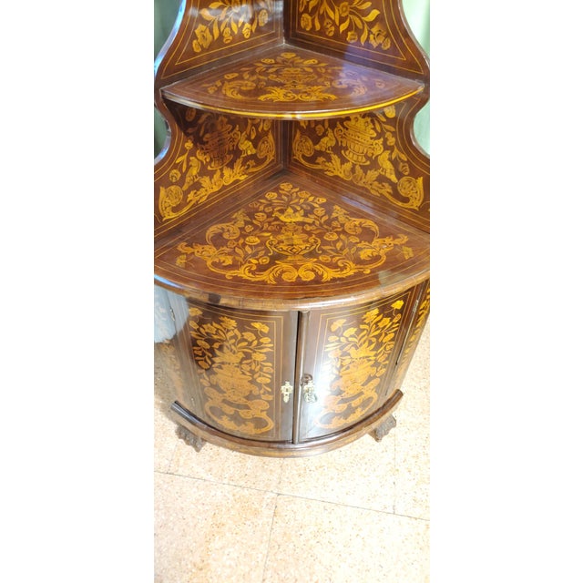 Antique Dutch Corner Sideboard For Sale - Image 6 of 12