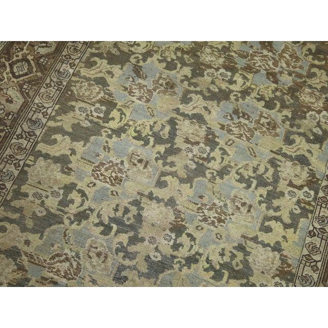 Persian Early 20th Century Zabihi Collection Corridor Persian Malayer Runner - 5'6" x 16'10" For Sale - Image 3 of 10