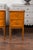 Brown Pair of 1820s Italian Neoclassical Carved Walnut Bedside Tables with Banding For Sale - Image 8 of 12