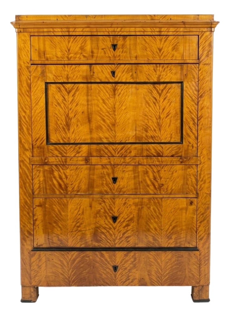 Biedermeier Secretaire À Abattant
