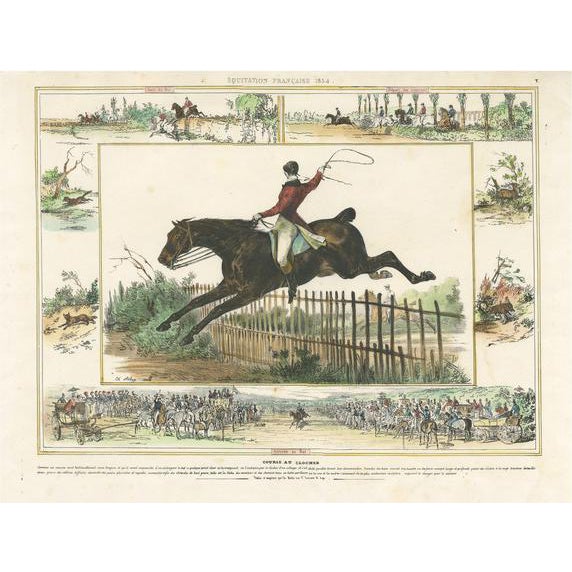 Horse Race with Different Scenes, Paper For Sale