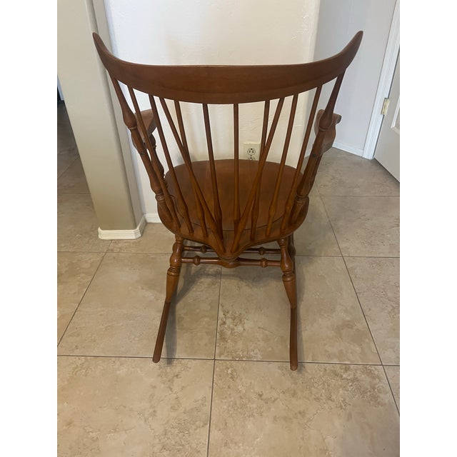 Vintage Nichols & Stone Co Solid Maple Rocker Chair For Sale - Image 10 of 12