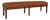 19th Century English Oak Upholstered Leather Bench For Sale
