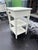 1990s White Painted Nightstand With Drawer & Open Shelving For Sale - Image 4 of 7