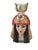 Black Bust of Cleopatra in Gold, 1950s For Sale - Image 8 of 11