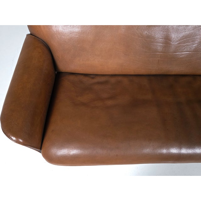 DS-125 Sofa in Cognac Leather by Gerd Lange for de Sede, Switzerland, 1980s For Sale - Image 12 of 13