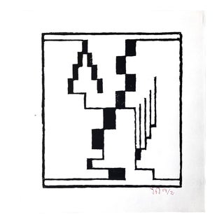 Erich Buchholz, Woodcut Composition, 1920, Paper For Sale