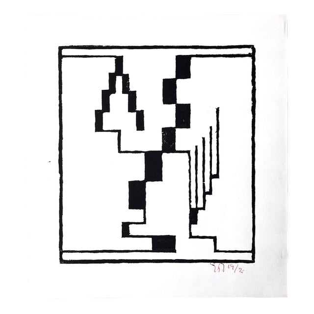 Erich Buchholz, Woodcut Composition, 1920, Paper For Sale