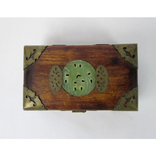 Antique Chinese Jewelry Boxes With Jade Set of 3 Chairish